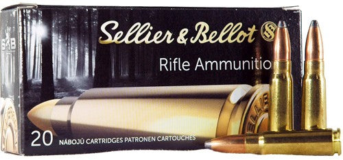 Sellier and Bellot Rifle 7.62x39mm 124 grain Soft Point ammunition
