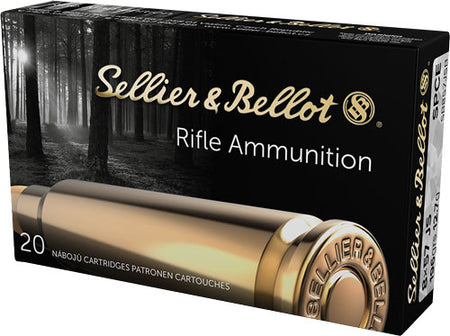 Sellier and Bellot Rifle 8x57mm JS 196 grain Soft Point Cut Through Edge ammunition