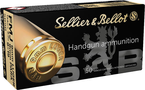 Sellier & Bellot 9mm Luger FMJ 124gr Range Ammunition