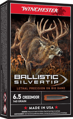 Winchester Ballistic Silvertip Rapid Controlled Expansion Polymer Tip 140 Grain 6.5mm Creedmoor 2700 fps