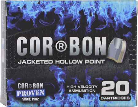 Cor-Bon Self Defense +P .38 Special 125 grain Jacketed Hollow Point ammunition