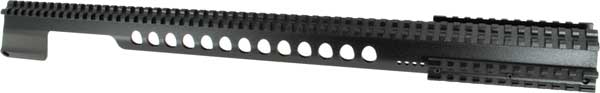 Aimtech Warhammer Full Rail Mount Mossberg 500/590 & Maverick 88 12ga Aluminum Black Finish