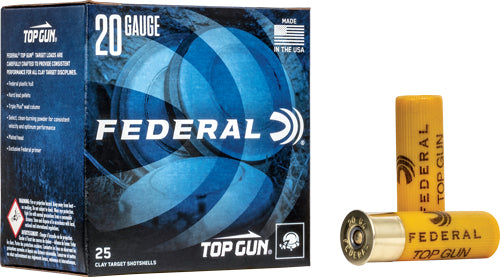 Federal Top Gun Shotgun Ammo 20 Gauge 2.75 in 7/8 oz #8