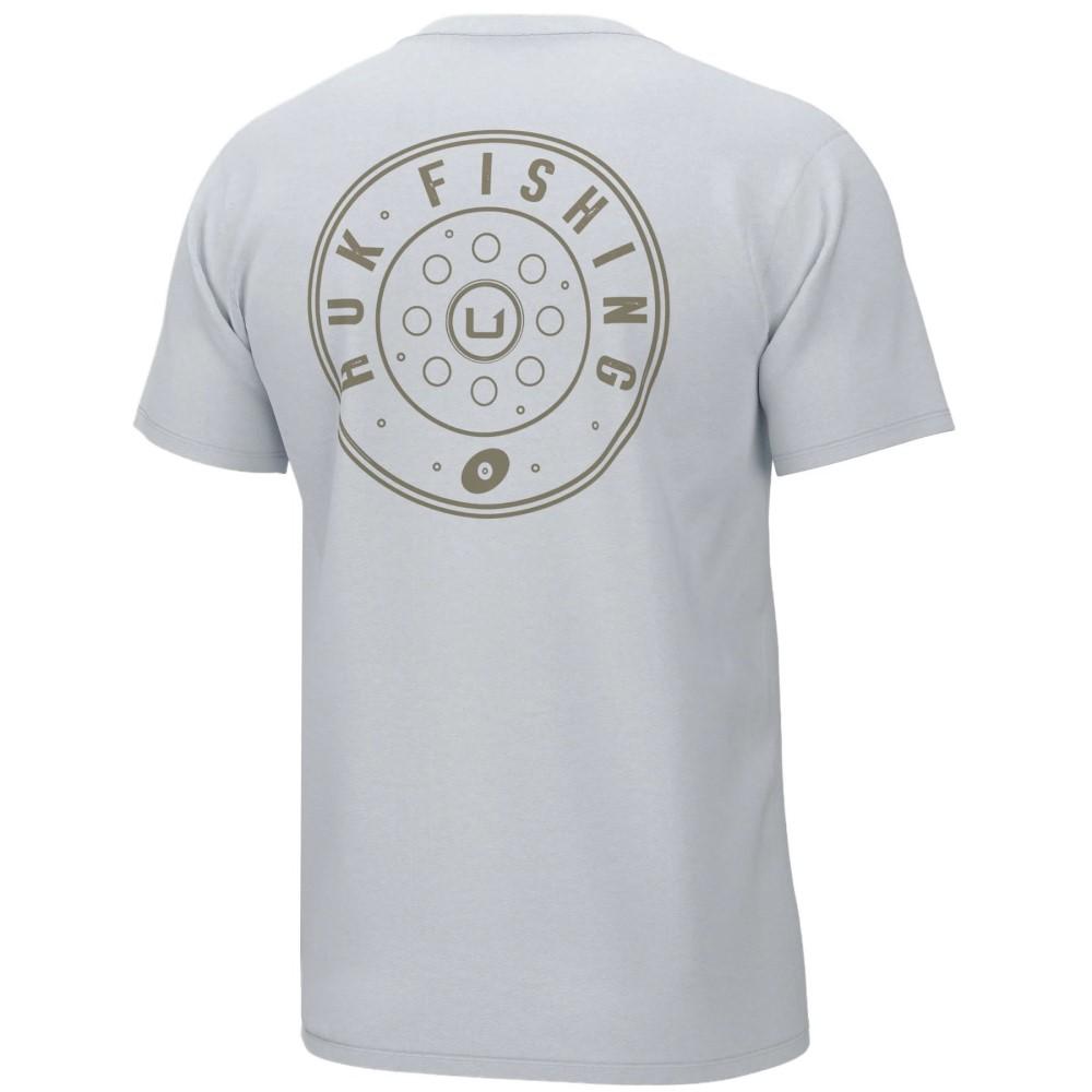 Huk Reel On Performance Tee White Small
