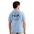 Huk Marlin Circle Short Sleeve Pocket Shirt Cerulean M
