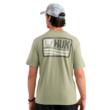 Huk Born Wave Short Sleeve Shirt Seagrass L