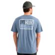 Huk Born Wave Short Sleeve Shirt Stormy Blue M
