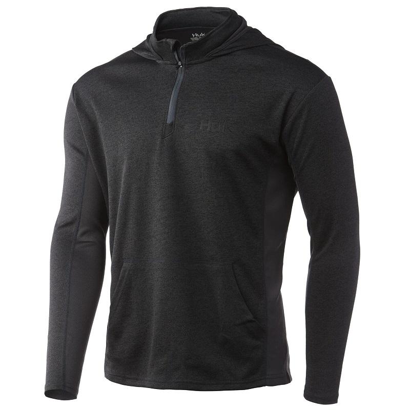 Huk Icon X Coldfront Hoodie Volcanic Ash Hthr Small