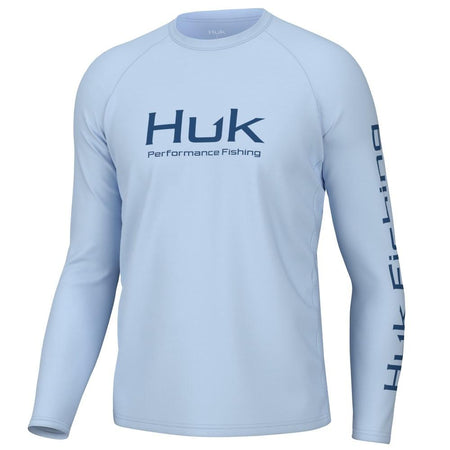 Huk Pursuit Long Sleeve Vented UPF 50 Shirt Ice Water Extra Large