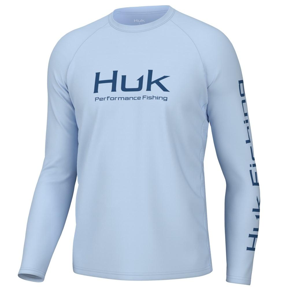 Huk Vented Pursuit UPF 50 Long Sleeve Shirt Ice Water 2XL
