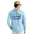 Huk Drift Long Sleeve Hoodie Shipyard Heather 2XL