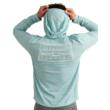 Huk Drift Performance Hoodie Long Sleeve Shirt Heron Blue XL