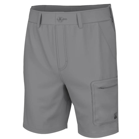 Huk Next Level Men's 7" Fishing Short Overcast Grey 2XL