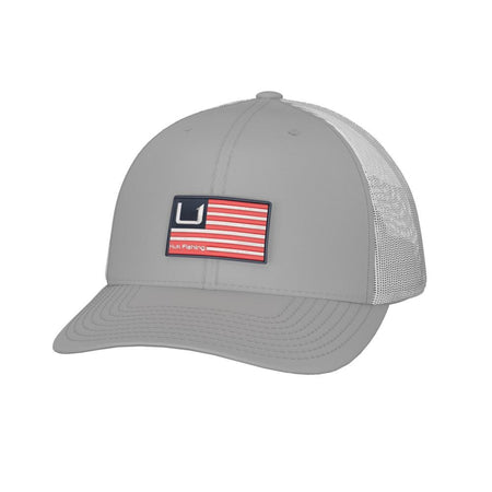 Huk Trucker Hat with 3D Embroidery Harbor Mist Snapback