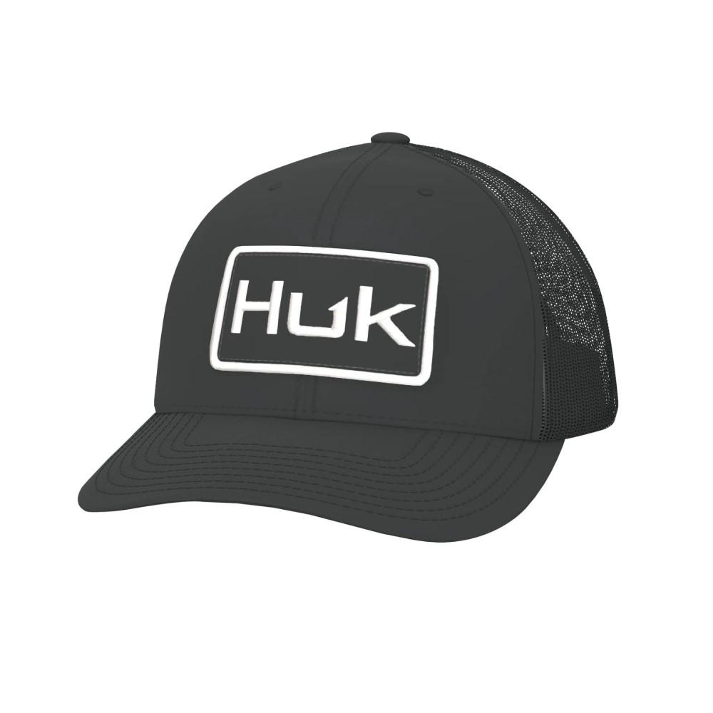Huk Performance Logo Trucker Hat Black