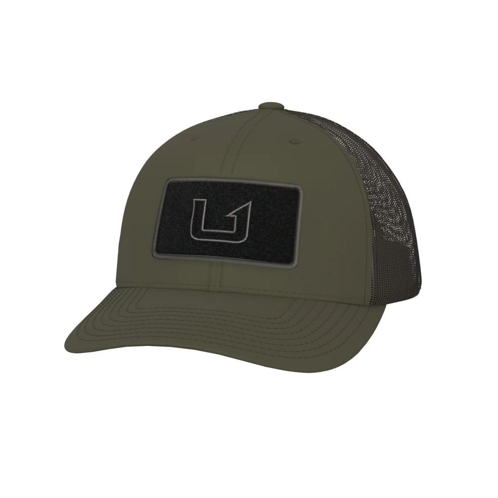 Huk Performance Fly Patch Trucker Hat Moss Color