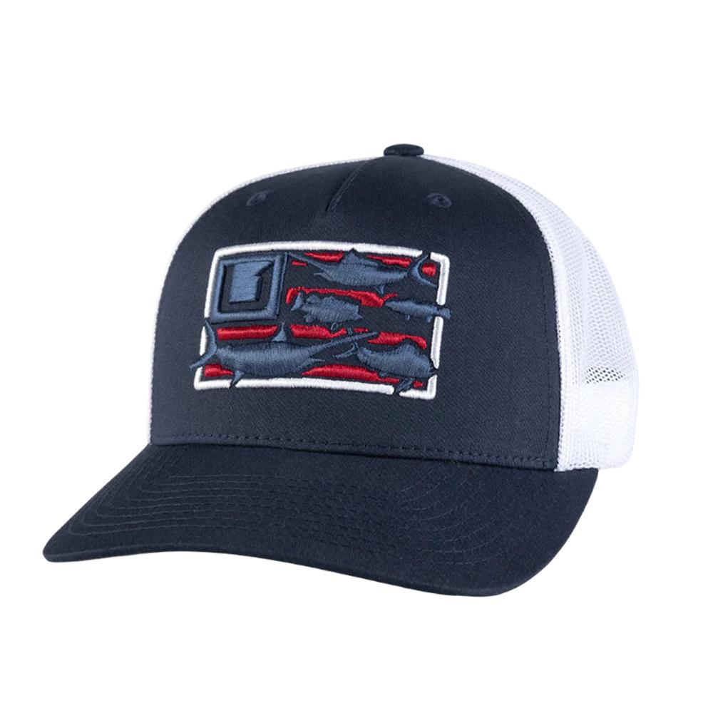 Huk Trophy Flag Moisture-Wicking Hat Naval Academy