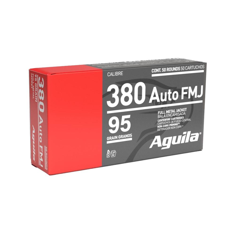 Aguila Target & Range .380 ACP/Auto 95 grain Full Metal Jacket ammunition