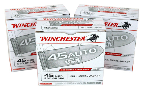 Winchester USA Range Pack .45 ACP/Auto 230 grain Full Metal Jacket ammunition