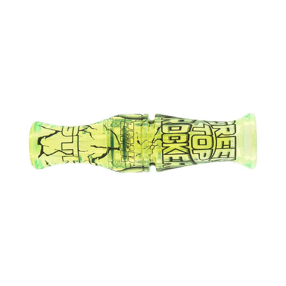 Zink Green Top Rocker Duck Mouth Call Interference Green Extra Reeds Included