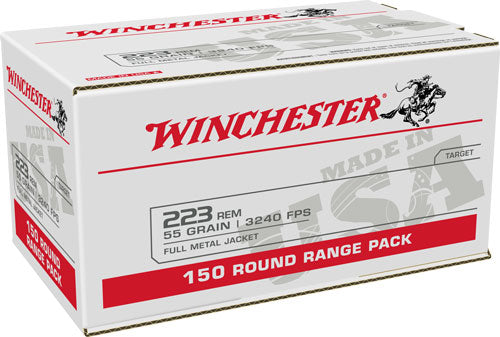 Winchester USA .223 Remington 55 grain Full Metal Jacket ammunition