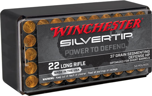 Winchester Silvertip .22 Long Rifle 37 grain Silvertip Hollow Point ammunition