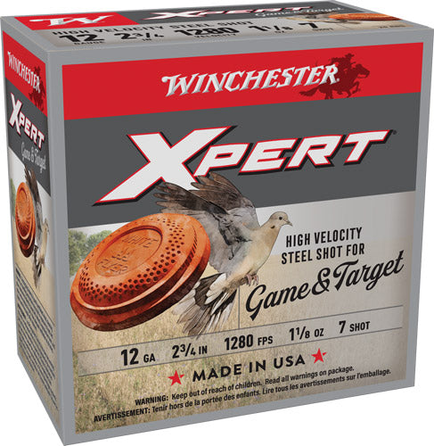 Winchester Xpert Game & Target HIgh Velocity Shotgun Ammo 12 Gauge 2.75 in 1-1/8 oz #6