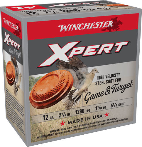 Winchester Xpert Game & Target HIgh Velocity Shotgun Ammo 12 Gauge 2.75 in 1-1/8 oz #6.5