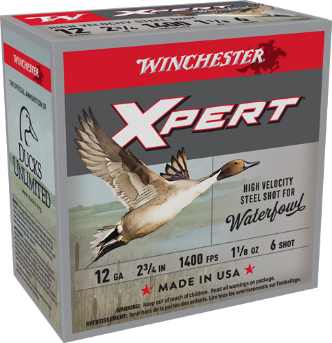 Winchester WEX12H6 Super X Xpert 12 Gauge 2-3/4 1-1/8oz #6 1400 fps