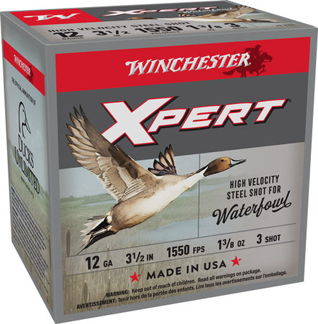 Winchester WEX12L3 Super X Xpert 12 Gauge 3-1/2 1-3/8oz #3 1550 fps