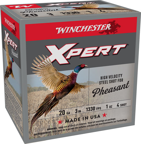 Winchester WEXP2034 Xpert Pheasant 20 Gauge 3 1oz #4 1330 fps
