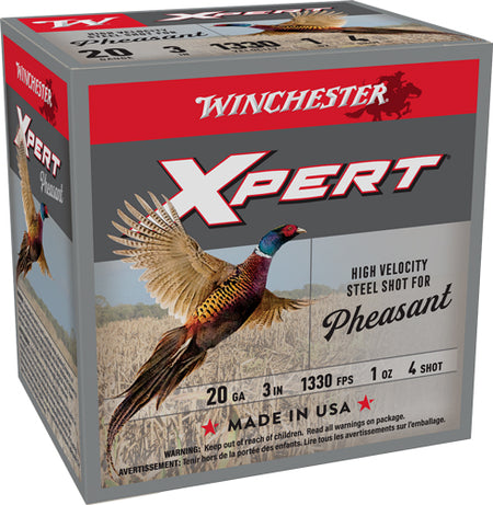 Winchester WEXP2034 Xpert Pheasant 20 Gauge 3 1oz #4 1330 fps