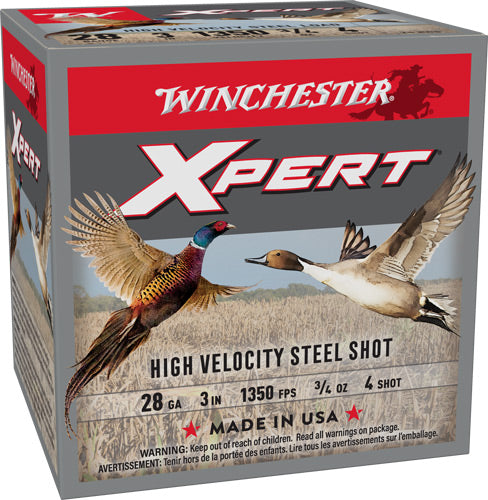 Winchester Xpert Pheasant High Velocity Shotgun Ammo 28 Gauge 3 in 3/4 oz #4