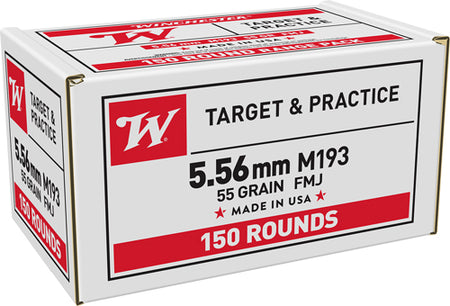 Winchester Ammo White 556 M193 55 gr Full Metal Jacket (FMJ) Bulk Pack