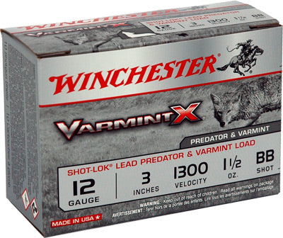 Winchester X123VBB Varmint X Shot-Lok 12 Gauge 3 1-1/2oz #BB 1300 fps