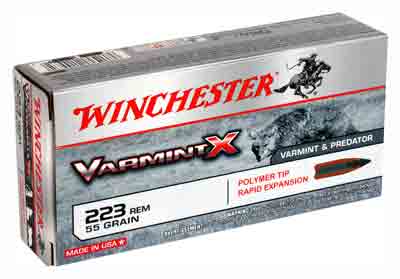 Winchester Varmint X Polymer Tip 55 Grain .223 Remington