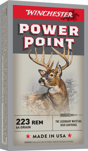 Winchester Super X Jacketed Soft Point 55 Grain .223 Remington 3240 fps