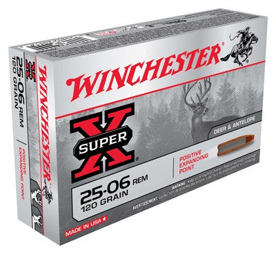 Winchester Super-X .25-06 Remington 120 grain Positive Expanding Point ammunition