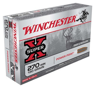 Winchester Super-X Power-Point 130 Grain .270 Winchester 3060 fps