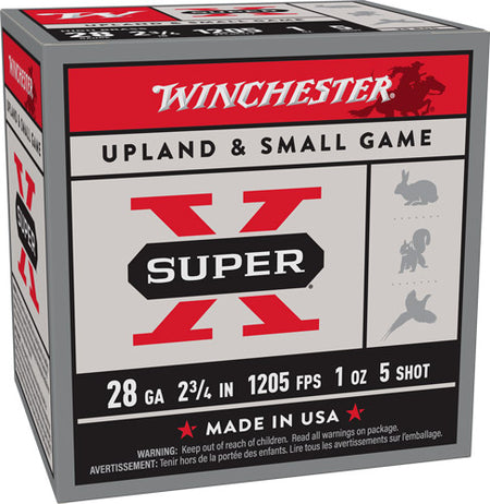 Winchester Super X HIGH BRASS Heavy Game Load Shotgun Ammo 28 Gauge 2.75 in 1 oz #5