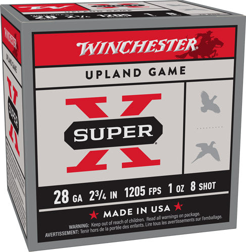 Winchester X28H8 Super X Heavy Game Load 28 Gauge 2-3/4 1oz #8 1205 fps