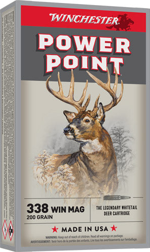 Winchester Super X Power-Point 200 Grain .338 Winchester Magnum 2960 fps