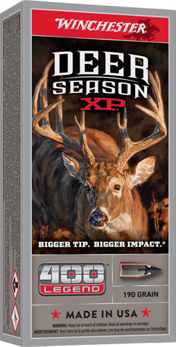 Winchester Deer Season XP .400 Legend 190 grain Extreme Point Polymer Tip ammunition