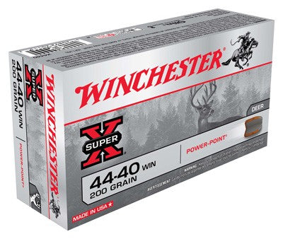 Winchester Super-X .44-40 Winchester 200 grain Power-Point ammunition