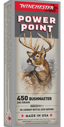Winchester SUPER-X Power-Point 260 Grain .450 Bushmaster 2110 fps