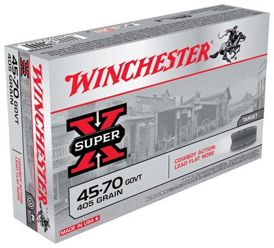 Winchester Super X Cowboy Action .45-70 Government 405 grain Lead Flat Nose ammunition