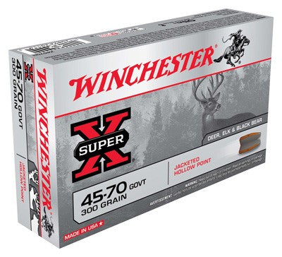 Winchester Super-X .45-70 Government 300 grain Jacketed Hollow Point ammunition