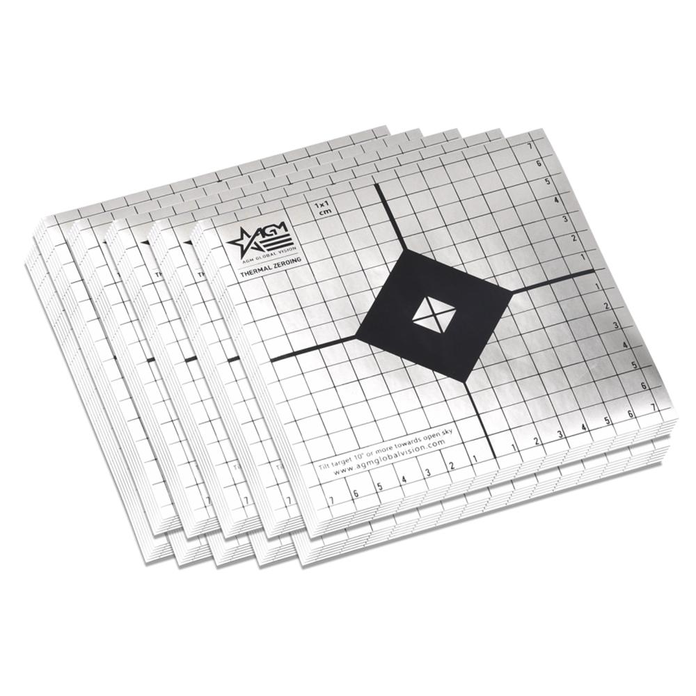 AGM Passive Thermal Zeroing Targets 50 Pack - Works Day and Night, No Power Required