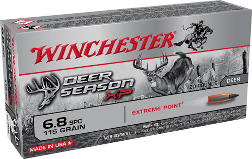 Winchester Deer Season XP Extreme Point 115 Grain 6.8 Remington SPC 2625 fps