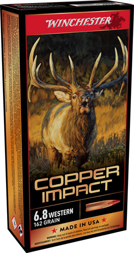 Winchester Copper Impact Copper Extreme Point Lead-Free 162 Grain 6.8 Western 2875 fps